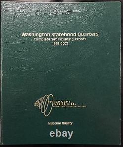 100 State Quarters 1999-2003 BU, Proof, Silver Proof in Intercept