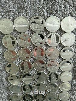 $10 Roll, (40 Coins) of Proof Silver Quarters, Mixed Issues
