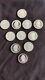 (11) 2012 S Silver Proof Atb Quarters (1 Ak. 4, Nm, 2 Pr, 4 Me)