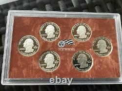 (11) 50 State Quarter United States Mint Silver Proof Sets In Original Boxes