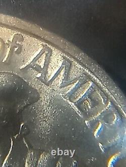 1776-1976 Bicentennial Quarter, No Mint Mark, Touching Ame At &Ar Dub Dy Ex Finger