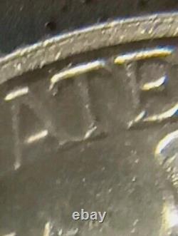 1776-1976 Bicentennial Quarter, No Mint Mark, Touching Ame At &Ar Dub Dy Ex Finger