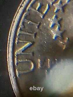 1776-1976 Bicentennial Quarter, No Mint Mark, Touching Ame At &Ar Dub Dy Ex Finger