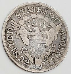 1805 United States Early Draped Bust 25c Quarter Heraldic Eagle Silver Coin 6.4g