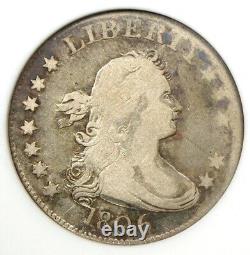 1806 Draped Bust Quarter 25C Coin Certified ANACS G6 (Good) Rare Date
