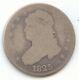 1825/4/2 Capped Bust Quarter, Problem Free AG, Clear Date