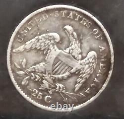1834 Capped Bust Quarter 25C Ungraded Choice 90% Silver US Coin CC18786