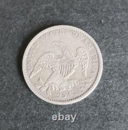 1835 Quarter 25 Cent Silver U. S. Coin