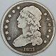 1837 United States Capped Bust Quarter VG Very Good Condition