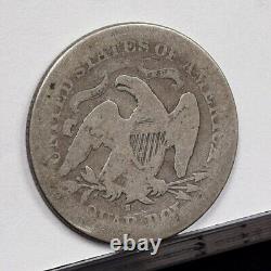 1866-S Liberty Seated Quarter AG/Good (#55416-L)