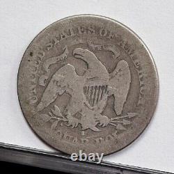 1866-S Liberty Seated Quarter AG/Good (#55416-L)