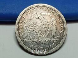 1871 Seated Liberty Silver Quarter Scarce Date