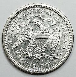 1876S United States Seated Liberty Quarter Dollar 25c Coin Lot A 155