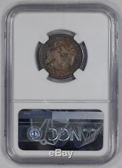 1876 S Seated Liberty Quarter Ngc Certified Ms 62 Mint State Uncirc (011)