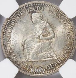 1893 Isabella Commemorative Silver Quarter Dollar NGC MS-63 Mint State 63