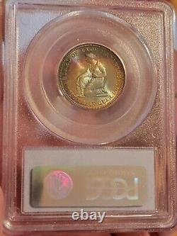 1893 Isabella Silver Commemorative Quarter PCGS MS65 -MONSTER ORIGINAL TONING