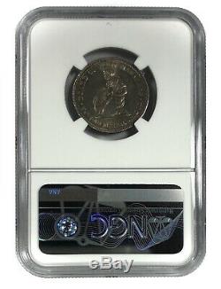 1893 United States Silver Isabella Quarter Comm. NGC AU Details Whizzed