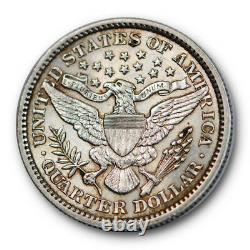 1899 25C Barber Quarter Uncirculated Mint State Liberty Head #2595