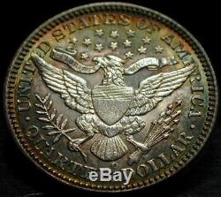 1900-O Key Date Barber Silver Quarter Mint State With Amazing Color