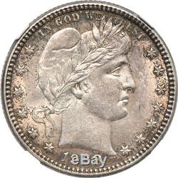 1908-O Barber Quarter MS / Mint State 61, NGC 25C C42345