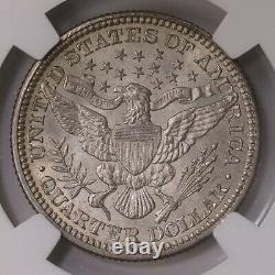 1912 Barber 25C NGC CAC Certified MS64 US Mint State Graded US Silver Quarter