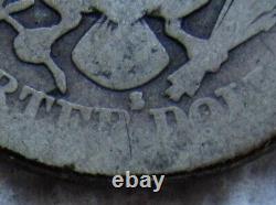 1913-S Barber Quarter Rare Key Date San Francisco Mintage 40,000 Scratched