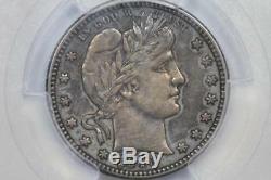 1913 Silver Barber Quarter Genuine XF Details PCGS United States Mint 25c Coin