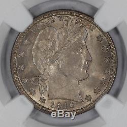 1916 D Barber Quarter 25c Ngc Certified Ms 61 Mint State Unc (013)