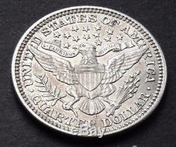 1916-D UNITED STATES OF AMERICA Barber Quarter Dollar STUNNING CONDITION COIN