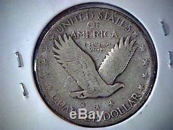 1921 P United States Standing Liberty Quarter, Nice Coin, Silver, Rare