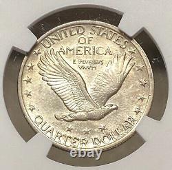 1921 Standing Liberty Quarter NGC AU Details