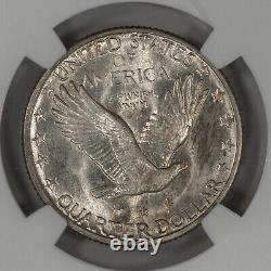 1926 S Standing Liberty Quarter 25c Ngc Certified Ms 63 Mint State Unc (004)