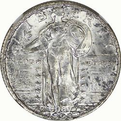 1928-S NGC 25C Silver Standing Liberty Quarter Mint State UNC MS64