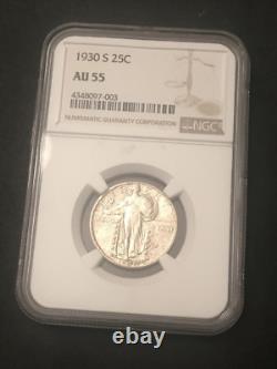 1929-D -Standing Liberty Quarter NGC AU -53