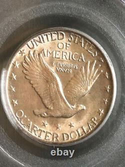 1929 Standing Liberty Quarter 25c PCGS Mint State MS 63 Nice & Original