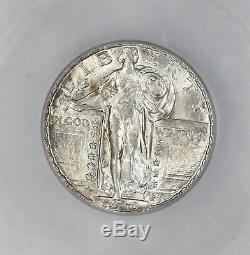 1930 Standing Liberty Quarter 25c Icg Certified Ms 62 Mint State (301)