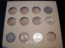 1932/1964 P-D-S Washington Quarter Set Fine / Mint State +++++ (68) Coins