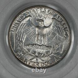 1932 D Washington Quarter 25c Silver Pcgs Certified Ms 64 Mint State Unc (195)