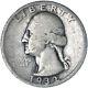 1932 D Washington Quarter 90% Silver Very Good VG See Pics T179