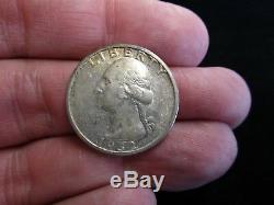 1932-S United States Washington Silver Quarter AU Almost Uncirculated