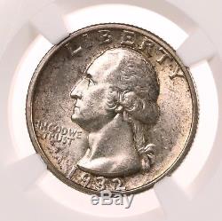 1932-S Washington 25C NGC Certified MS63 Mint State San Francisco Silver Quarter