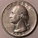 1932-S Washington Silver Quarter Almost Uncirculated AU Coin #10283