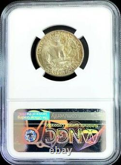 1932 Us Silver Washington Quarter 25c Coin Ngc Mint State 64