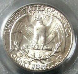 1935-s Washington Quarter 25c Pcgs Mint State 65