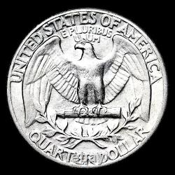 1938 Washington Silver Quarter Brilliant Uncirculated Scarce! Free Shipping