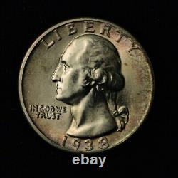 1938-s 25c Washington Silver Quarter United States Coin