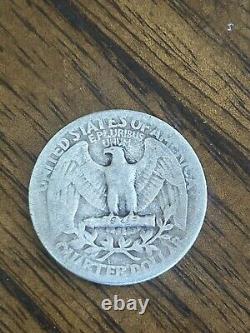 1943 Silver (War) Quarter Dollar Bold Date Free Shipping