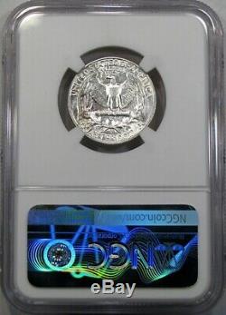 1947-s/s 25c Ngc / Cac Ms67 RPM Fs-501 Washington Rare Early Die State