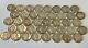 1961-1964 Washington Quarters 90% Silver 40 Coin Roll F AU