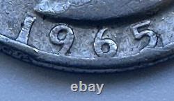 1965 DDO DDR no mint mark Filled Letters Multiple Errors Washington Quarter